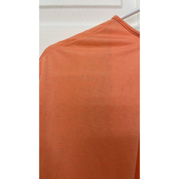 Sweaty Betty Hinoki Pleat Tee Peach Orange Pink Size Medium - Picture 5 of 5